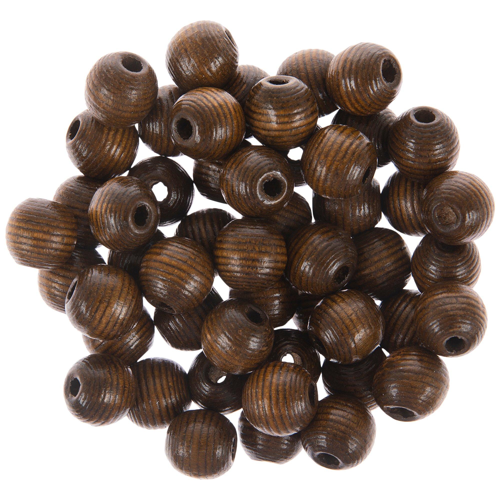 Wooden Beads for Crafts and Jewelry Making (5 Designs, 15 Sizes, 700 Pack),  PACK - Kroger