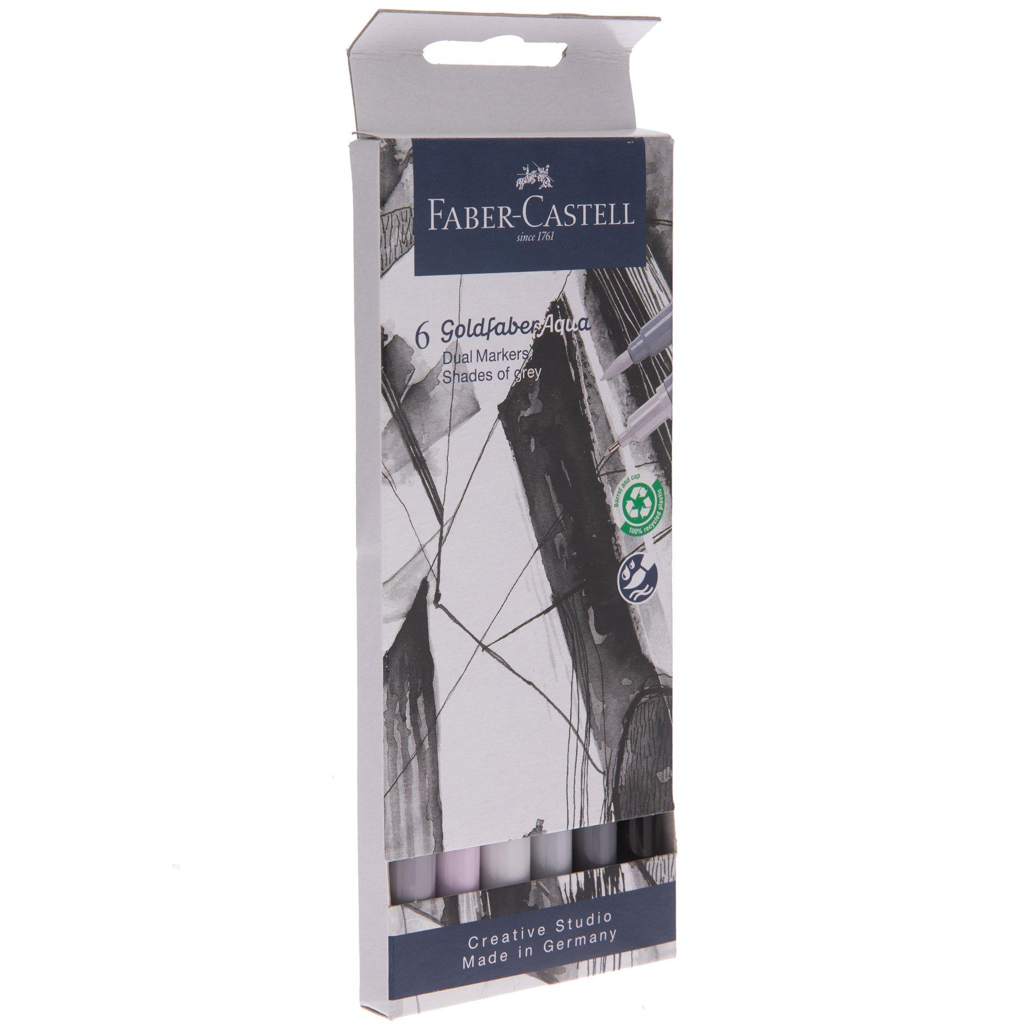 Faber-Castell 114006 - Set Per Schizzi A Carboncino Goldfaber, 8 Pezzi, Incl. Matite A Carboncino, Temperino, Gomma Per Carta E Gomma Per Cancellare - 4