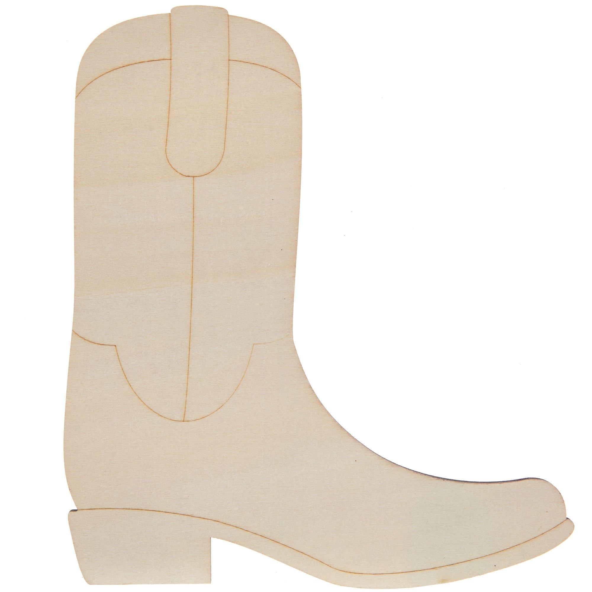 Cowboy Boot Wood Shape, Hobby Lobby