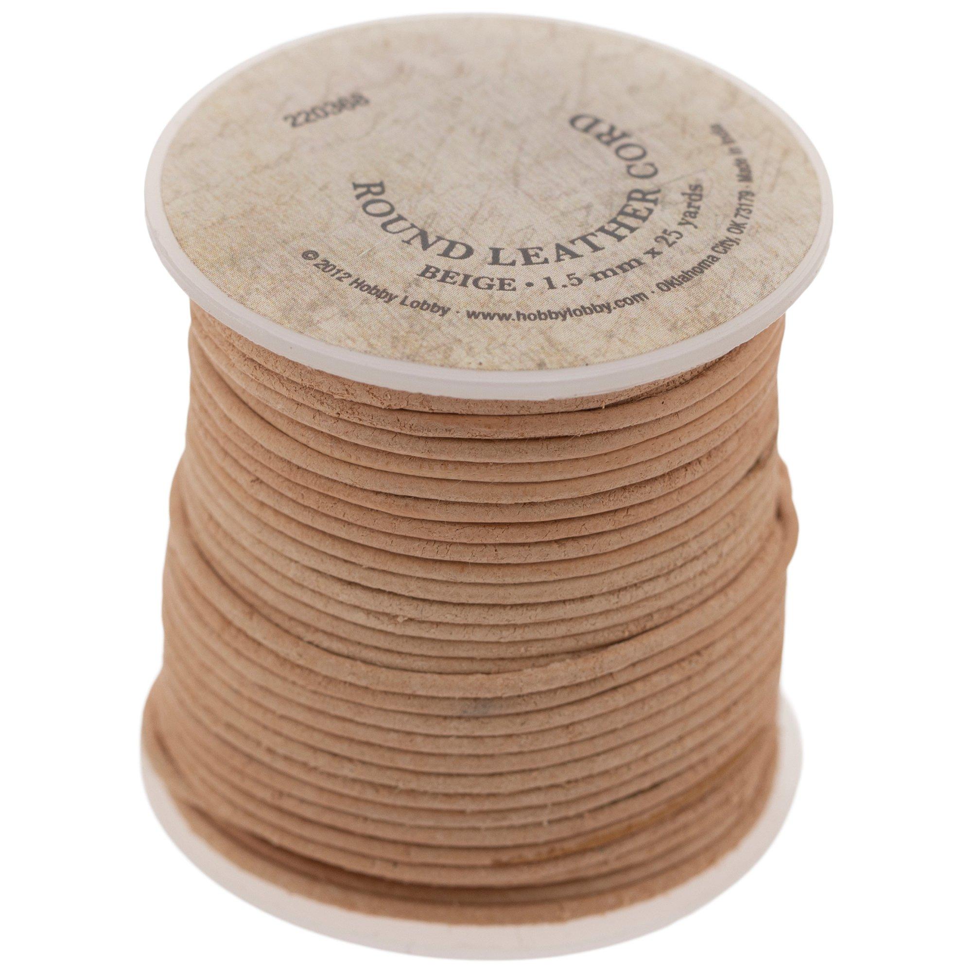 Round Leather Cord Spool Hobby Lobby 220368