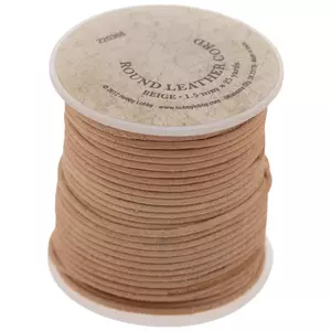 Round Leather Cord Spool