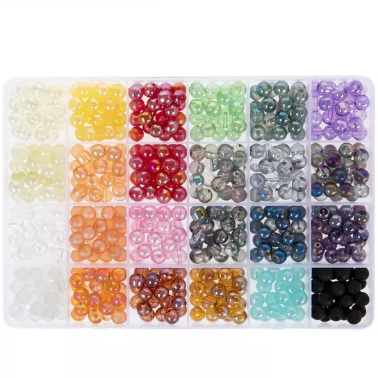 Round Colored Beads