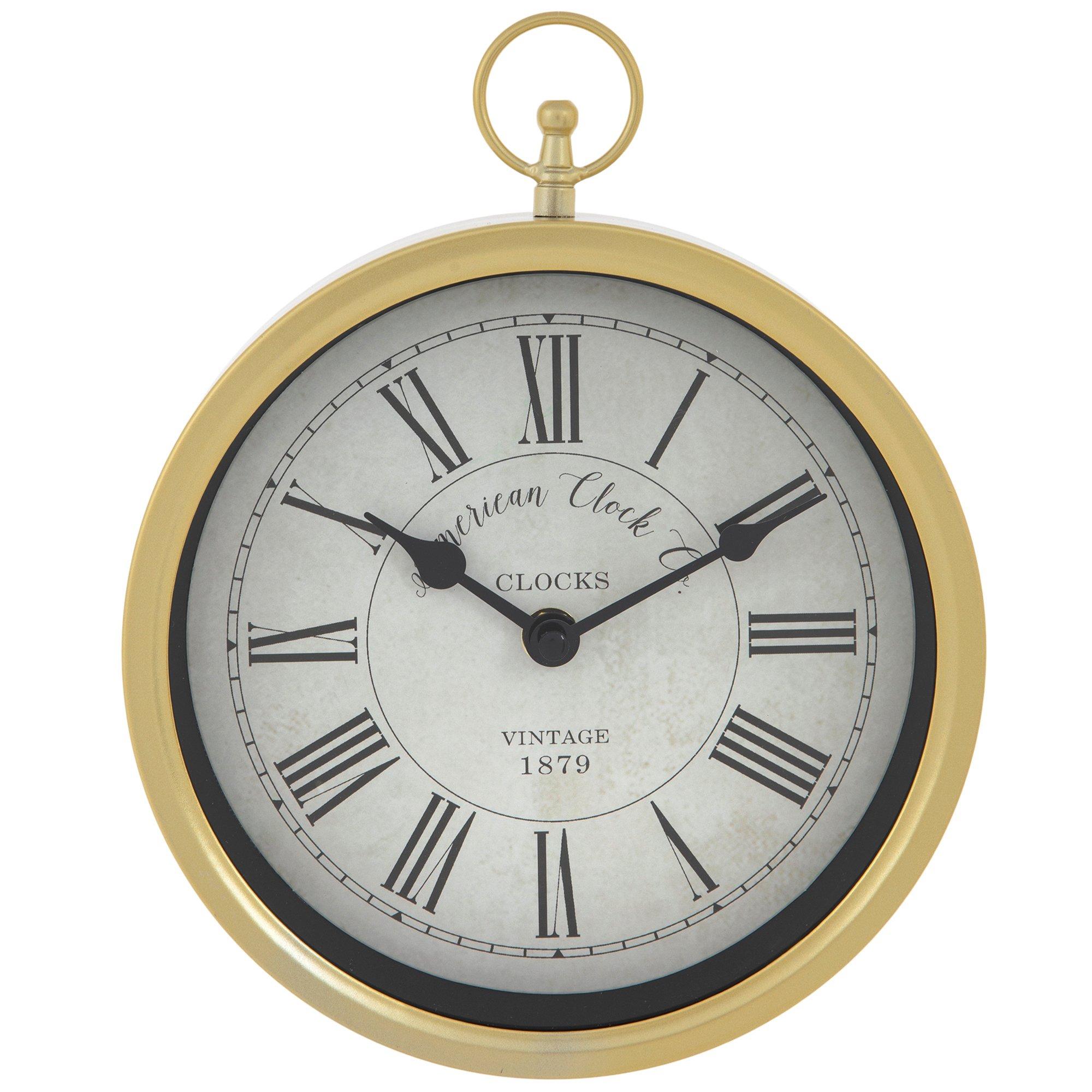 Gold American Clock Co. Metal Wall Clock Hobby Lobby 2204915