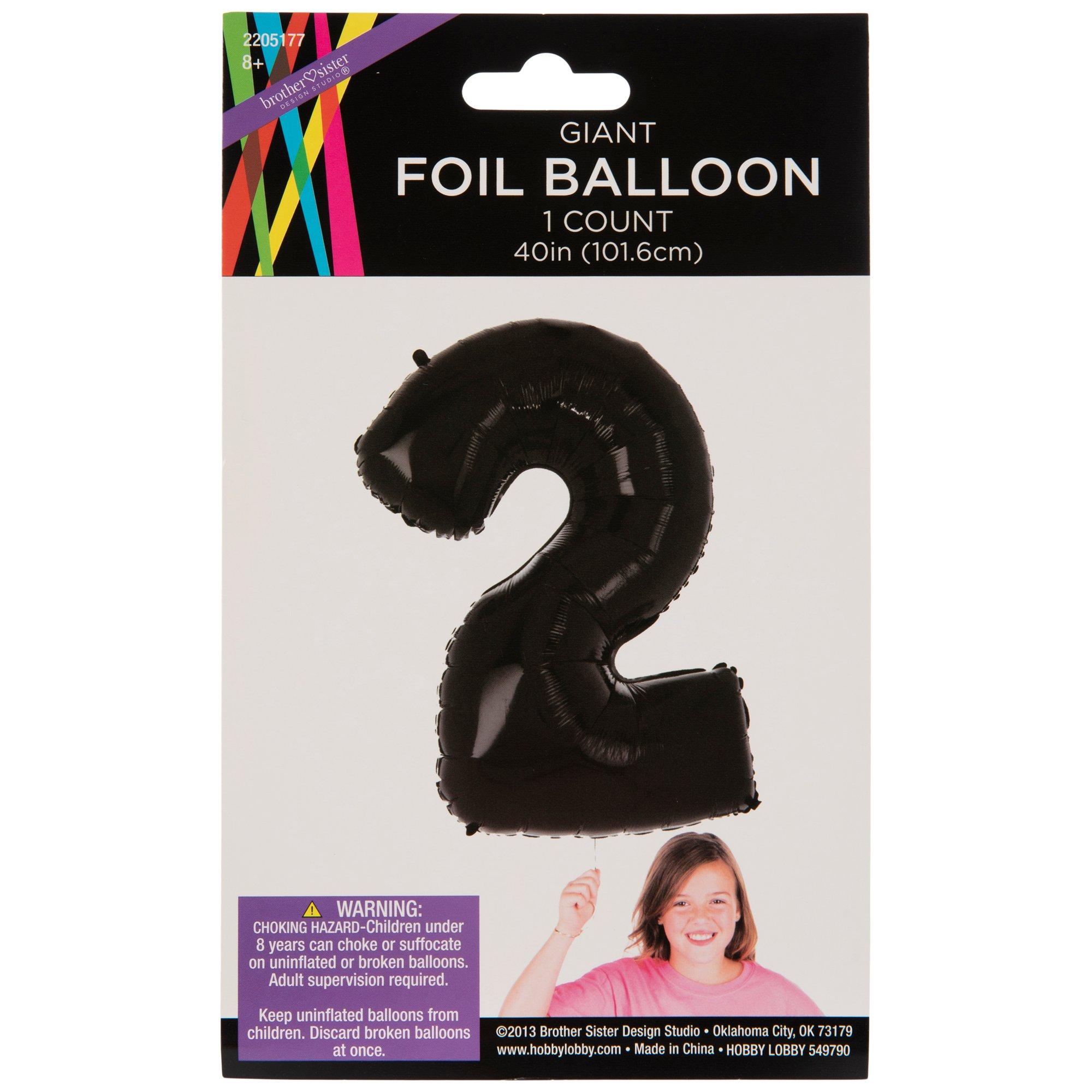 Foil Number Balloon Hobby Lobby 2205177