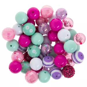 2181 PK12 Plastic Rainbow Beads, Women's, Size: One Size