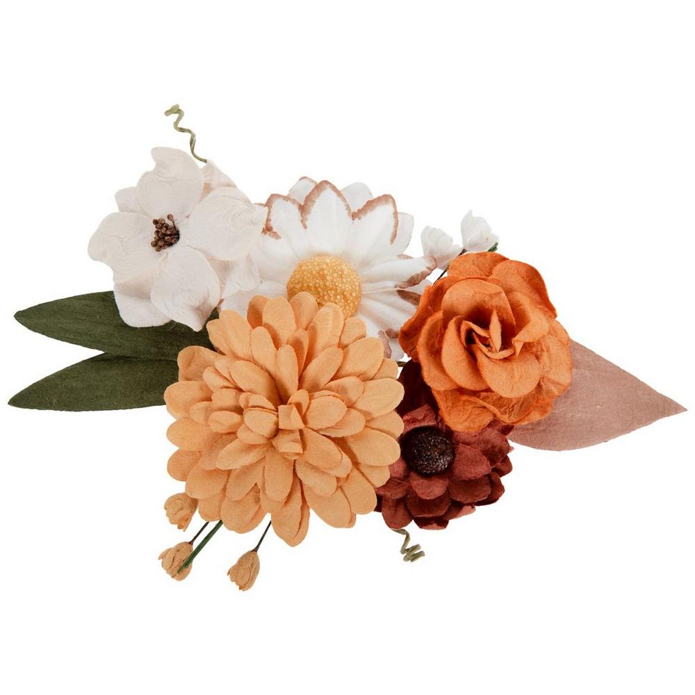 Orange & Cream Sprigs & Flowers Embellishments | Hobby Lobby | 2207132
