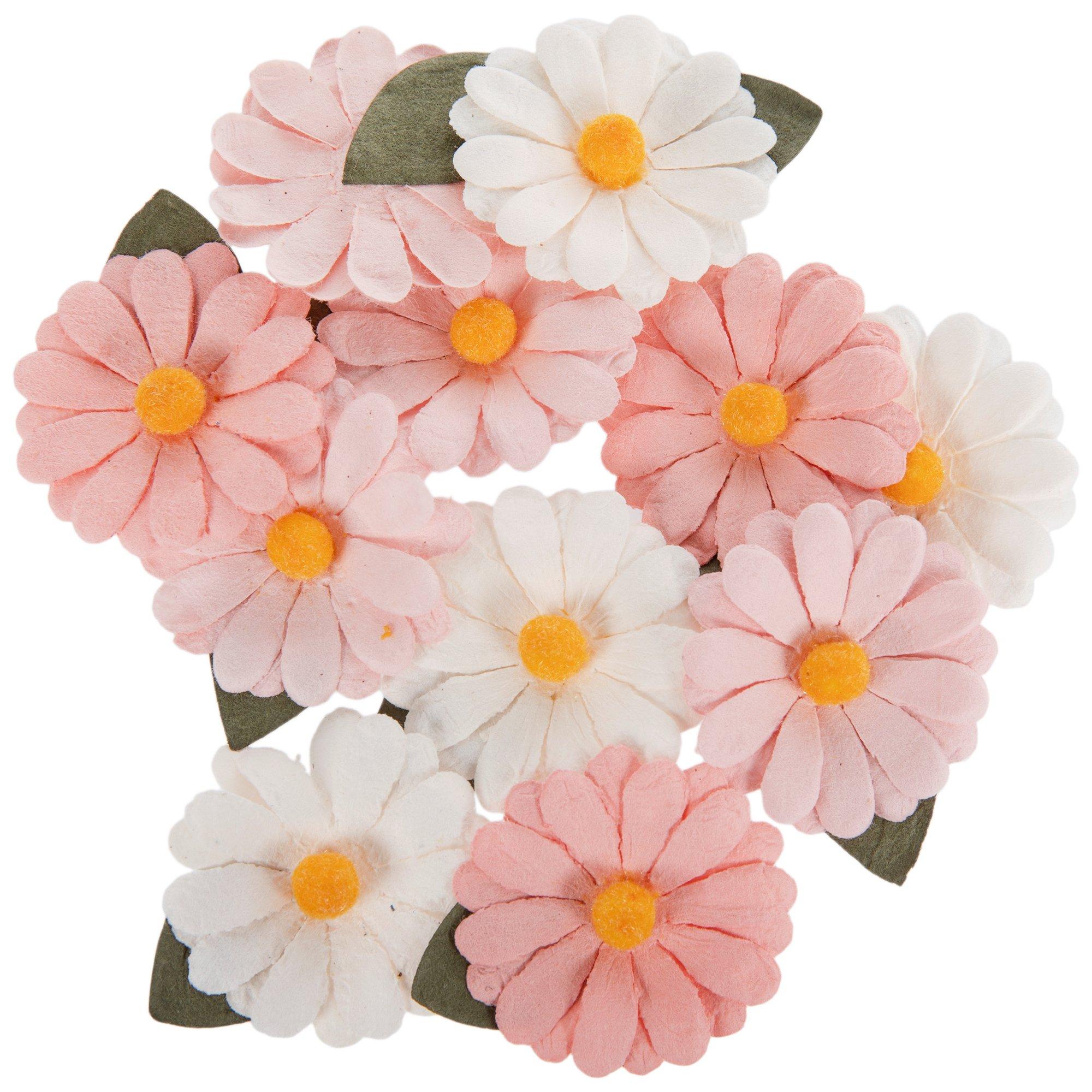 Pink & White Daisy Flower Embellishments | Hobby Lobby | 2207165