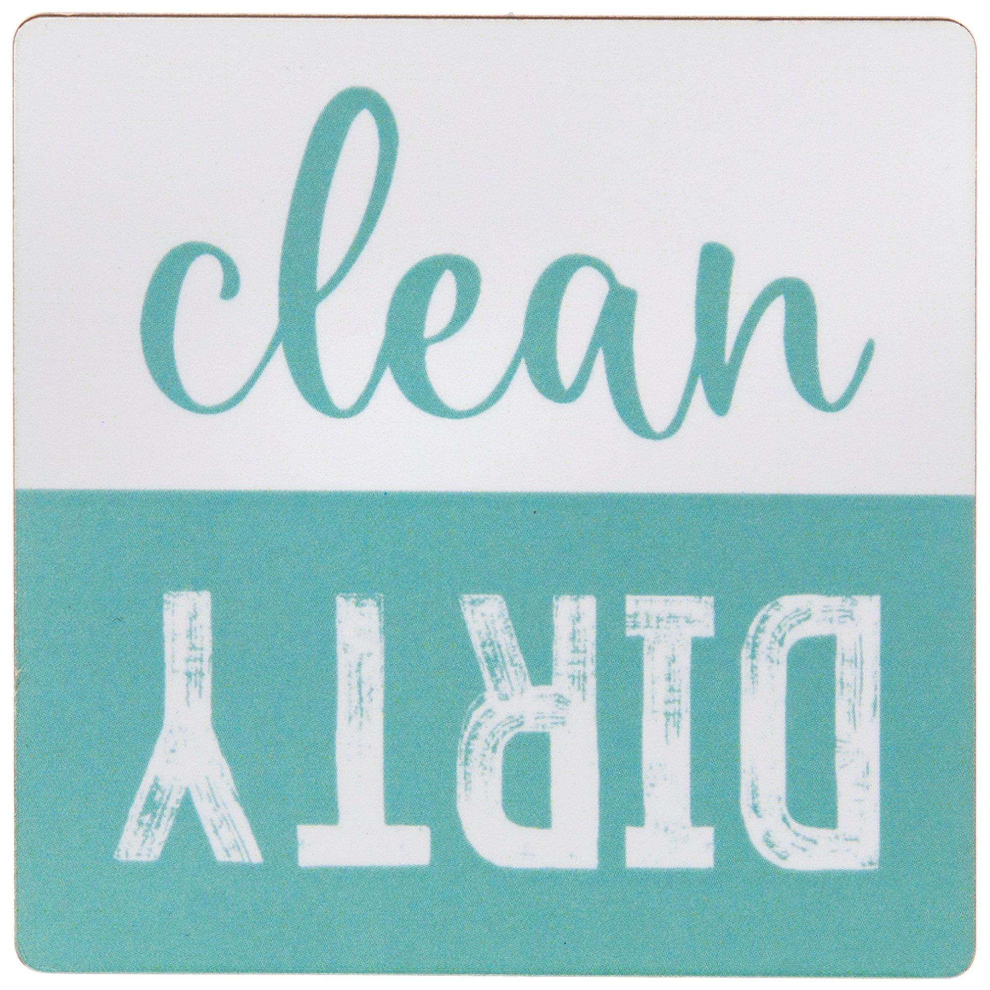 Zulay Kithen Dishwasher Clean Dirty Magnet Sign - Black, 1 - Fred Meyer