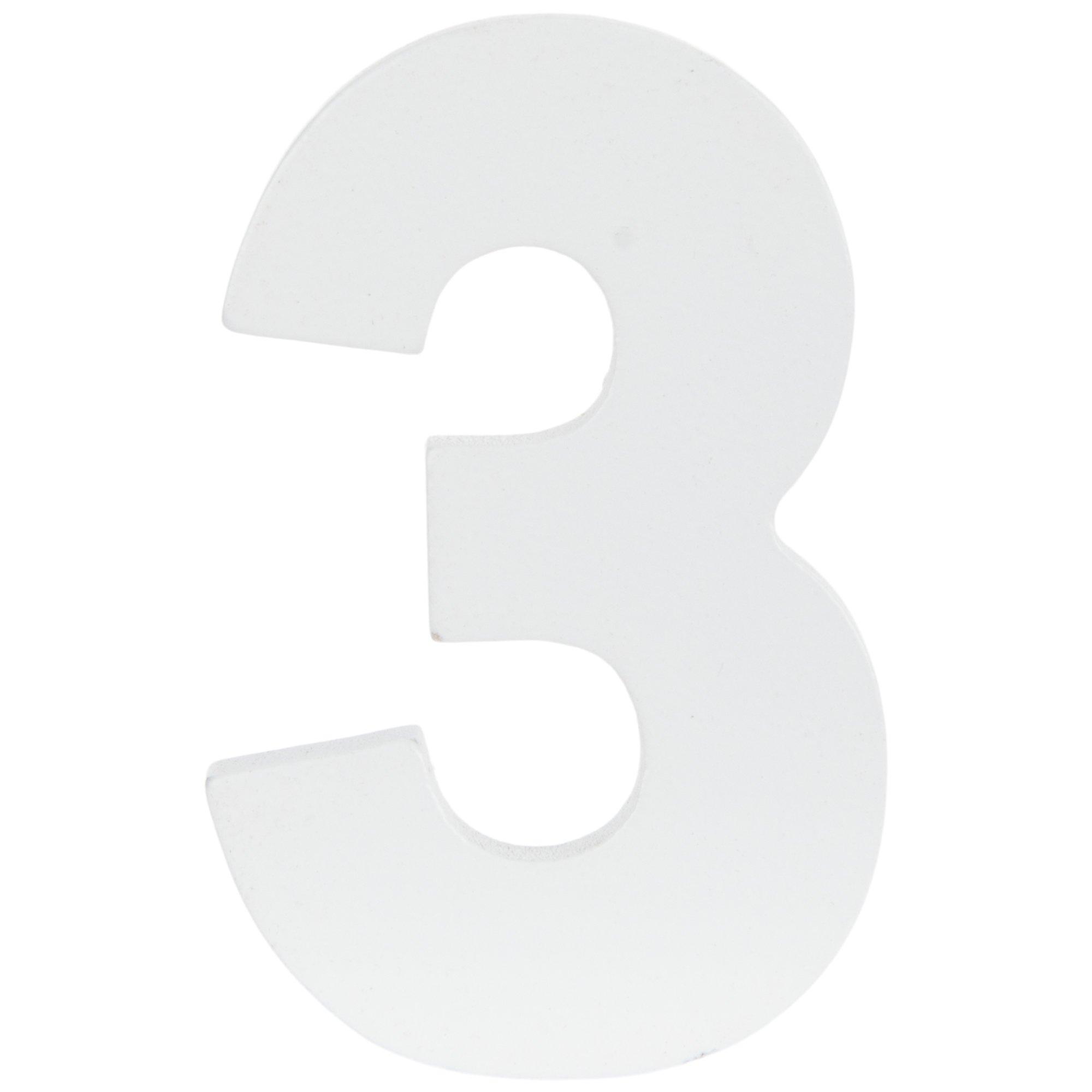 White Wood Numbers Hobby Lobby 2208007
