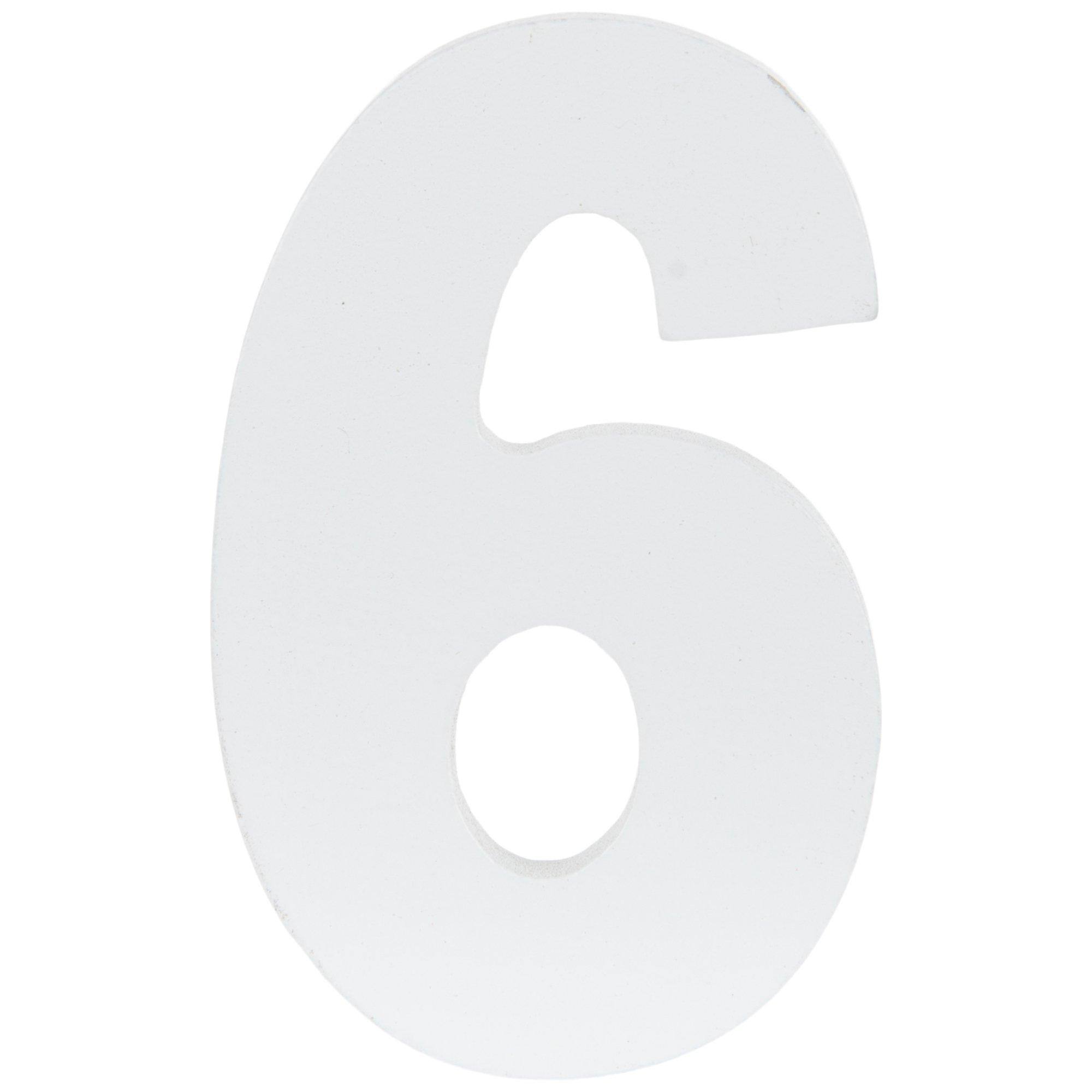 White Wood Numbers Hobby Lobby 2208031