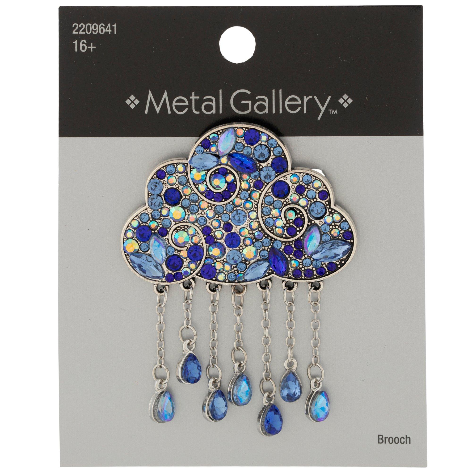 Rain Cloud Rhinestone Brooch, Hobby Lobby