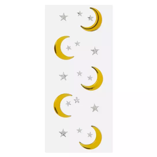 Moons & Stars Rhinestone Stickers, Hobby Lobby