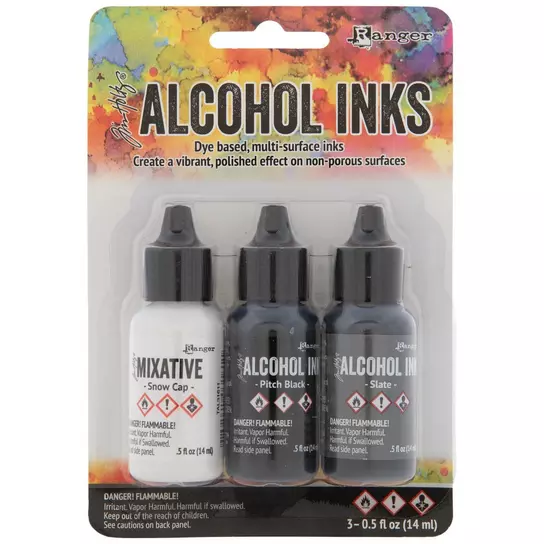 Ranger, Tim Holtz, Alcohol Ink, Metallic Mixative Alcohol Ink