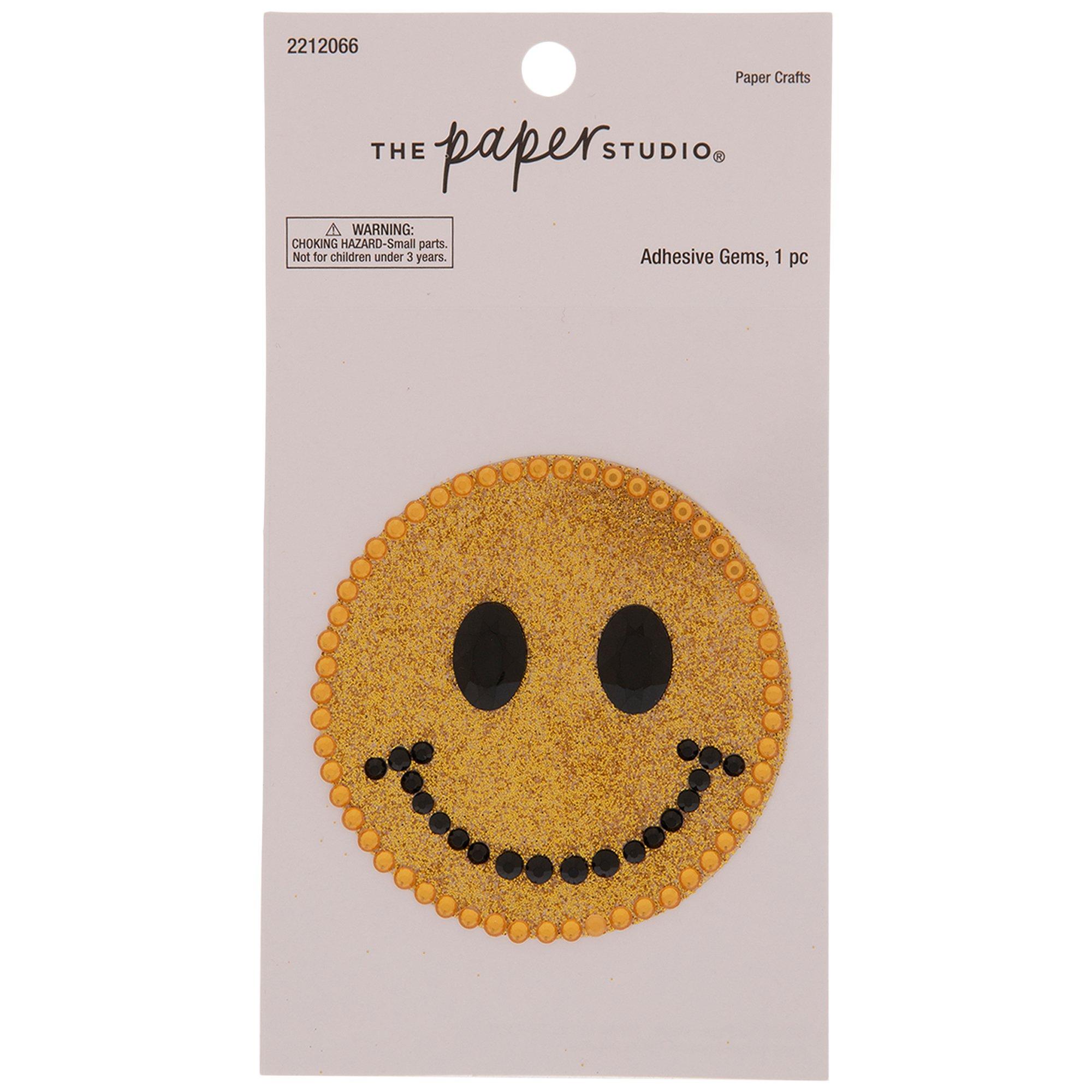 Smiley Face Daisy Flower Chenille Iron On Patch