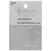 Sterling Silver Heavy Gauge Jump Rings
