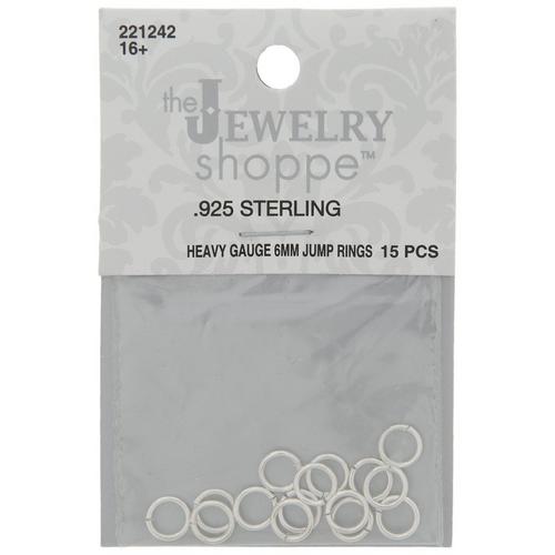 Sterling Silver Heavy Gauge Jump Rings  8mm