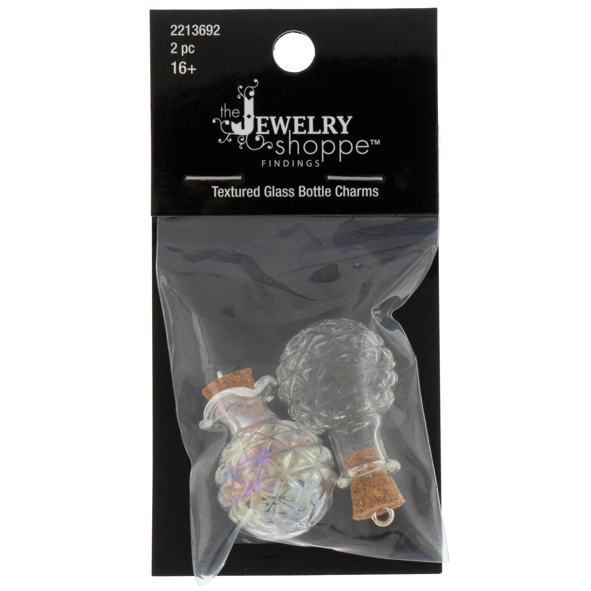 Textured Glass Bottle Charms Hobby Lobby 2213692