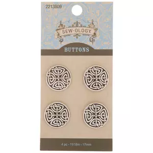 Round Metal Buttons, Hobby Lobby
