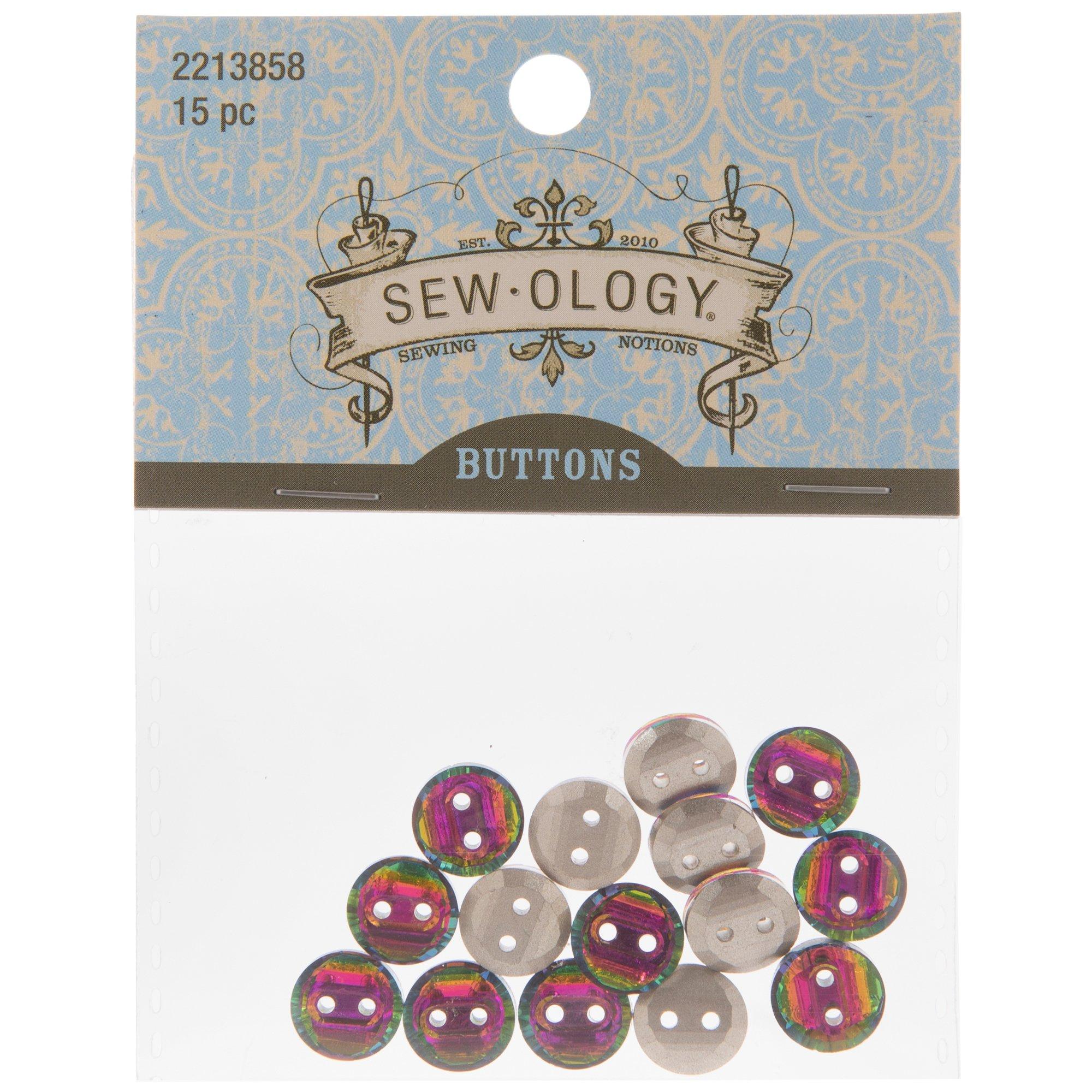 Iridescent Round Buttons 10mm Hobby Lobby 2213858