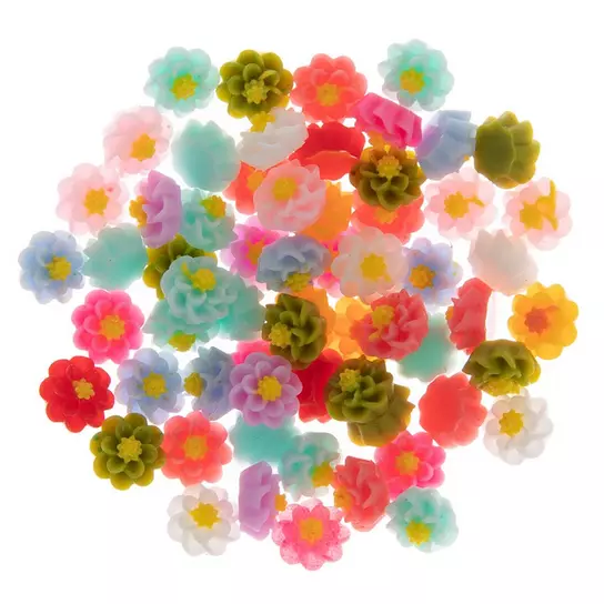 Bright Felt Flower Stickers, Hobby Lobby
