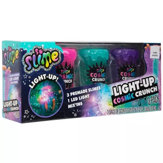 So Slime Light Up Cosmic Crunch Slimes, Hobby Lobby