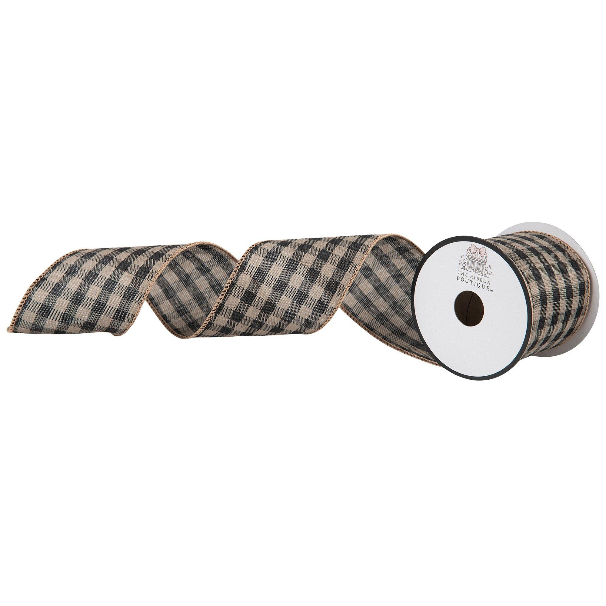 Gingham Wired Edge Ribbon 2 1/2" Hobby Lobby 2216208
