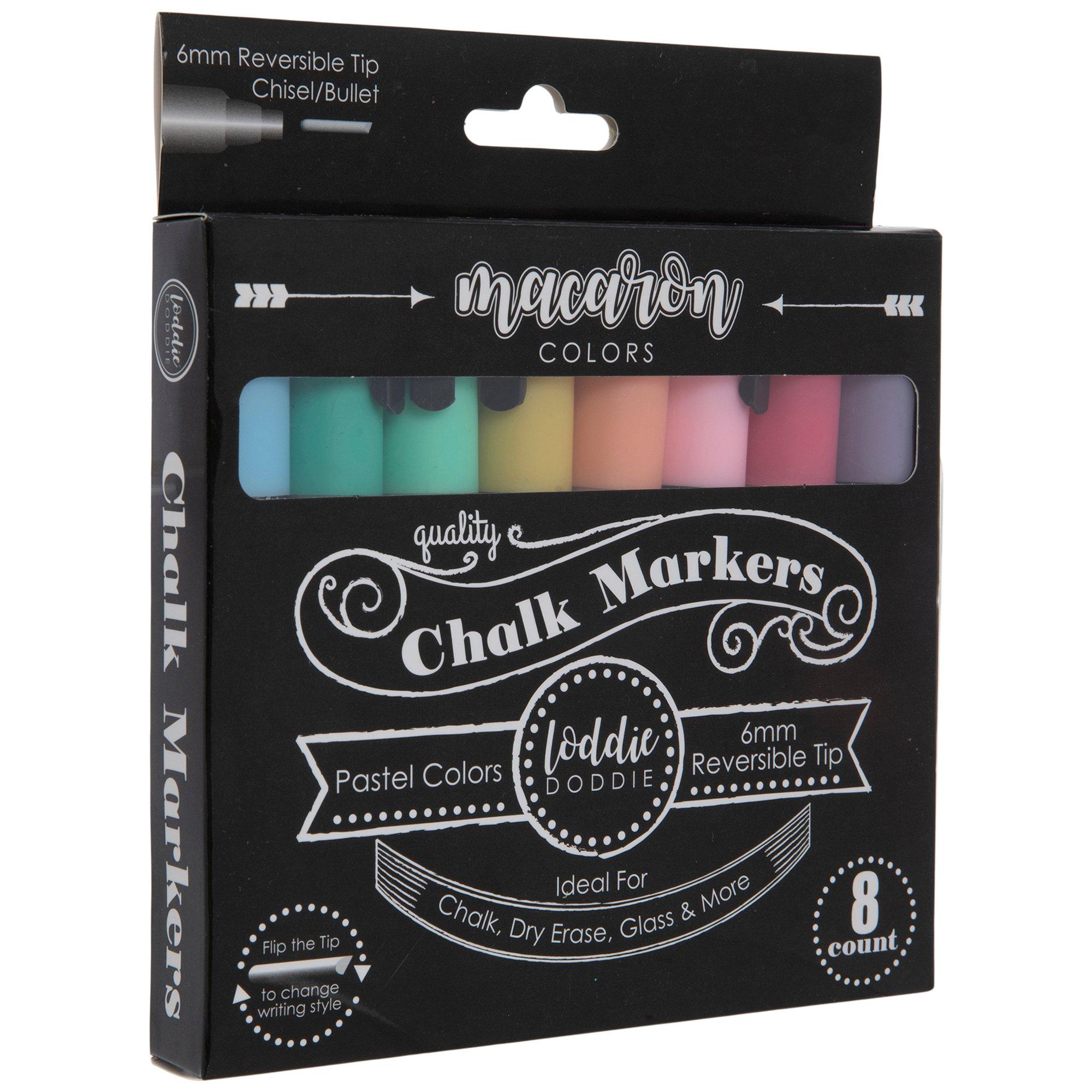 8ct Fine Point Chalk Markers - Macaron Pastel Colors – LoddieDoddie