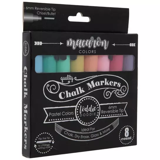 8ct Chalk Markers - VIVID Colors- 6mm