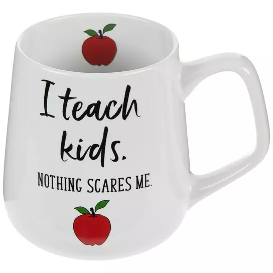 I Teach Kids Nothing Scares Me Mug, Hobby Lobby