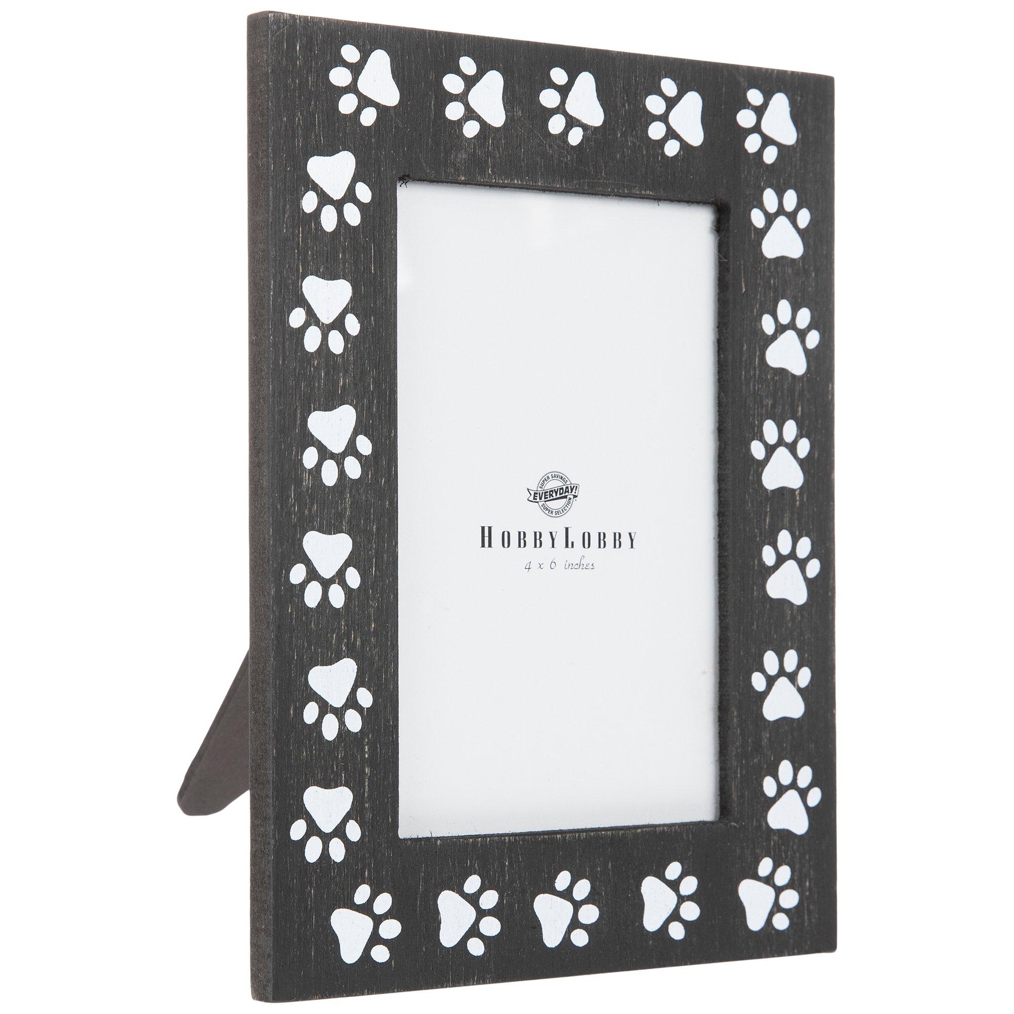 Dog Icons Metal Frame - 4 x 6