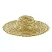 Round Top Straw Doll Hat