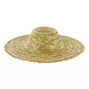 Round Top Straw Doll Hat