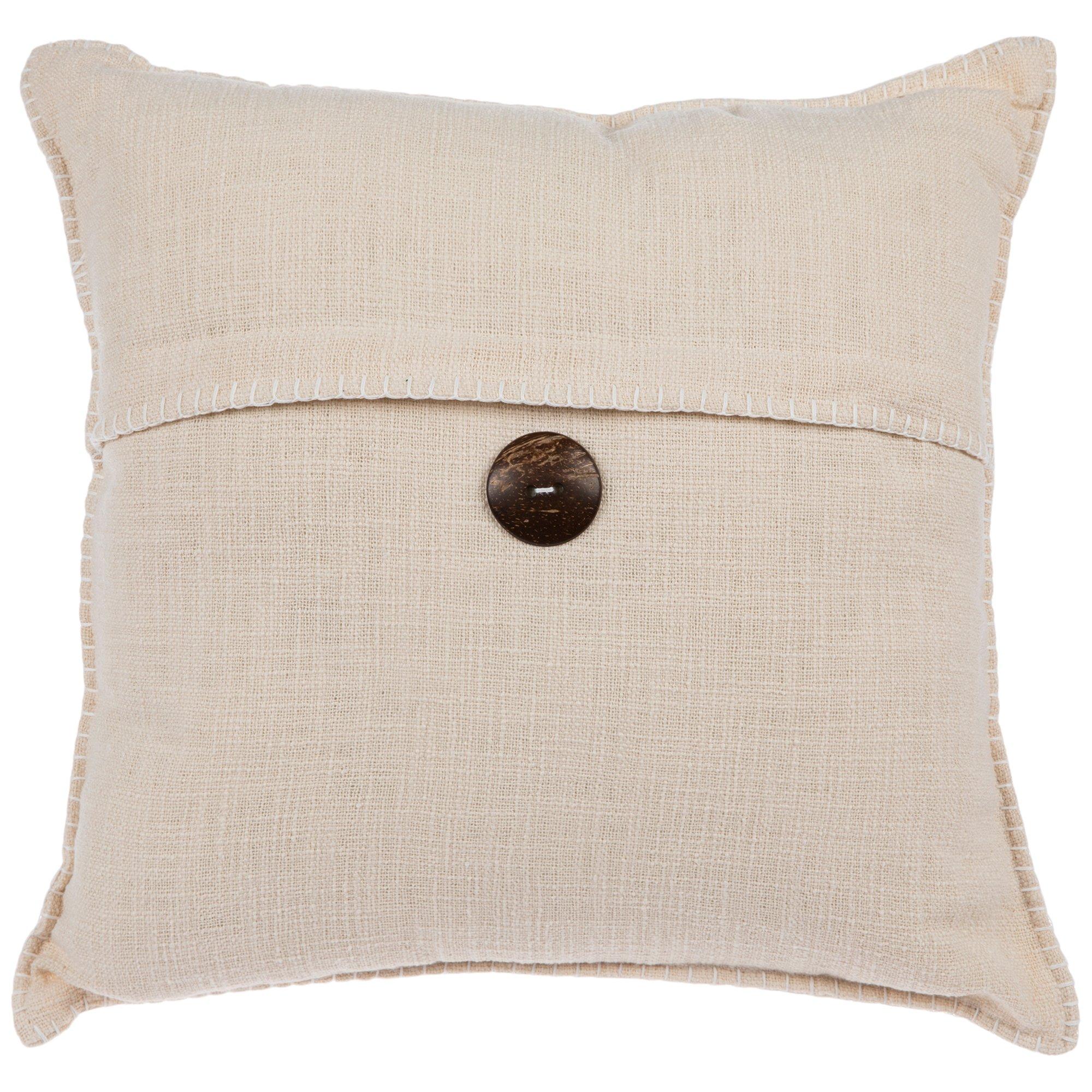 Throw pillows deals with buttons