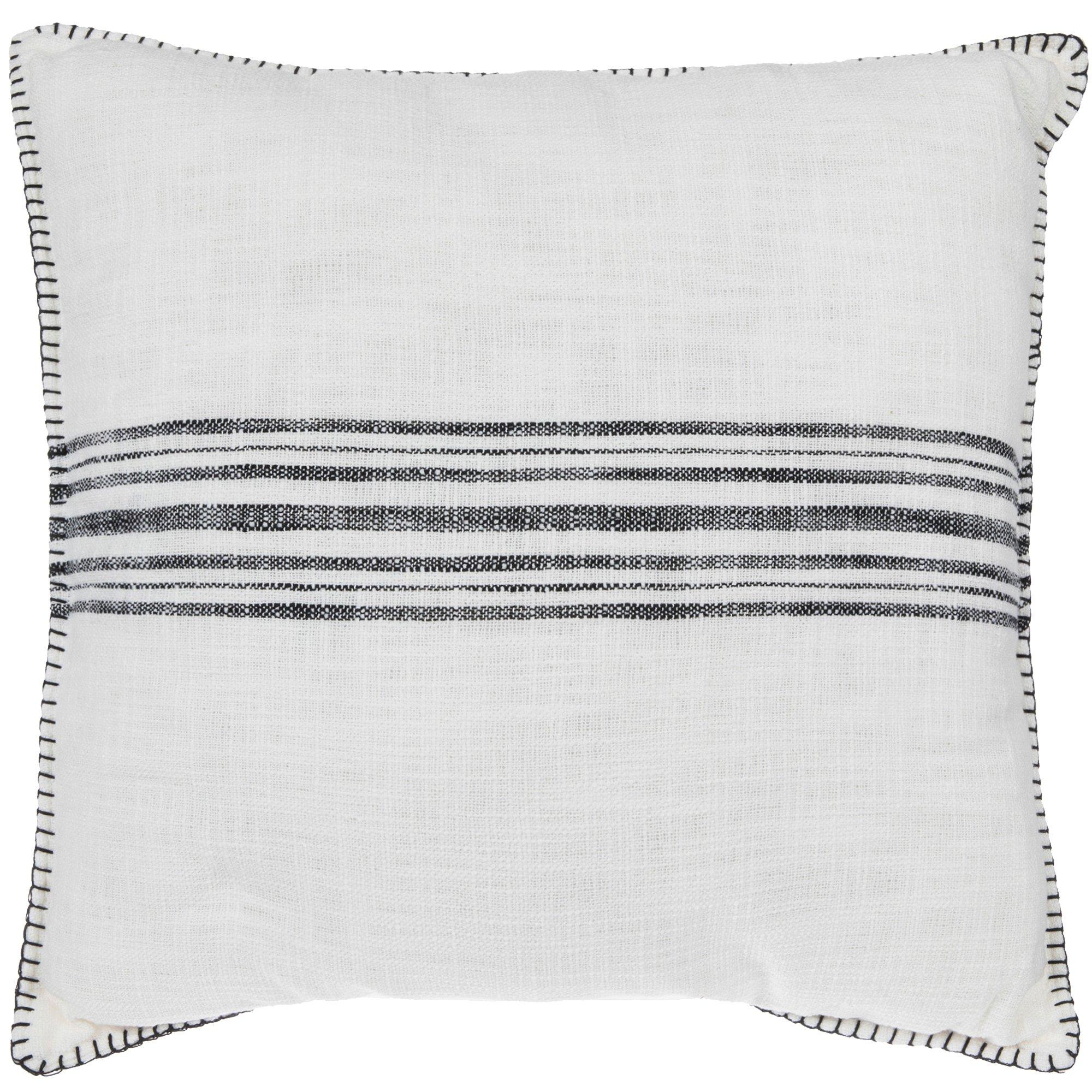 White & Black Catalina Striped Pillow Hobby Lobby 2222636