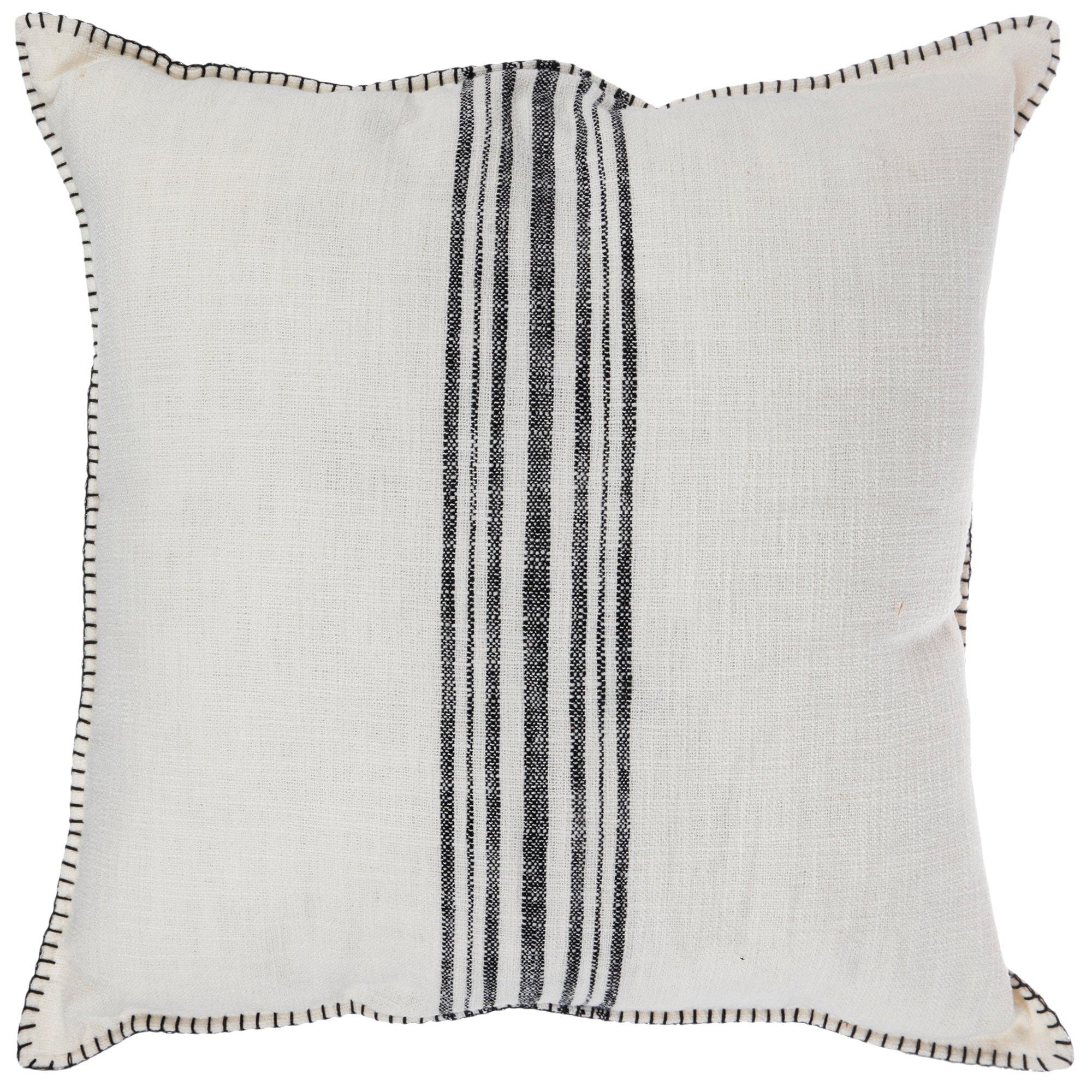White & Black Catalina Striped Pillow Hobby Lobby 2222636