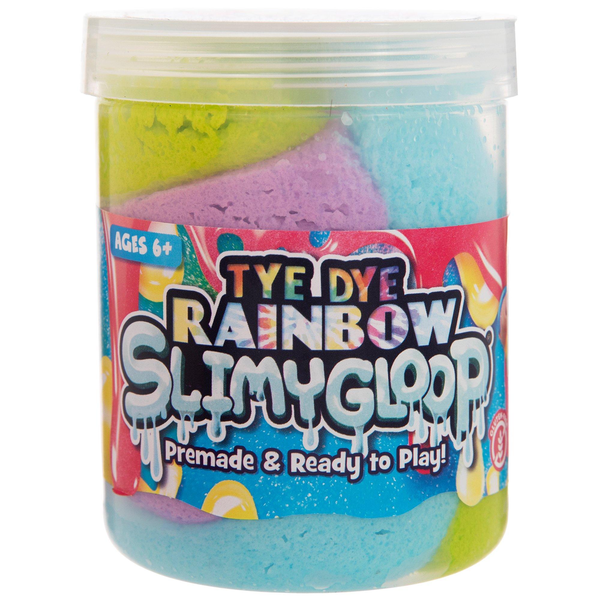 Tie Dye Rainbow Slimygloop® Slime 8oz