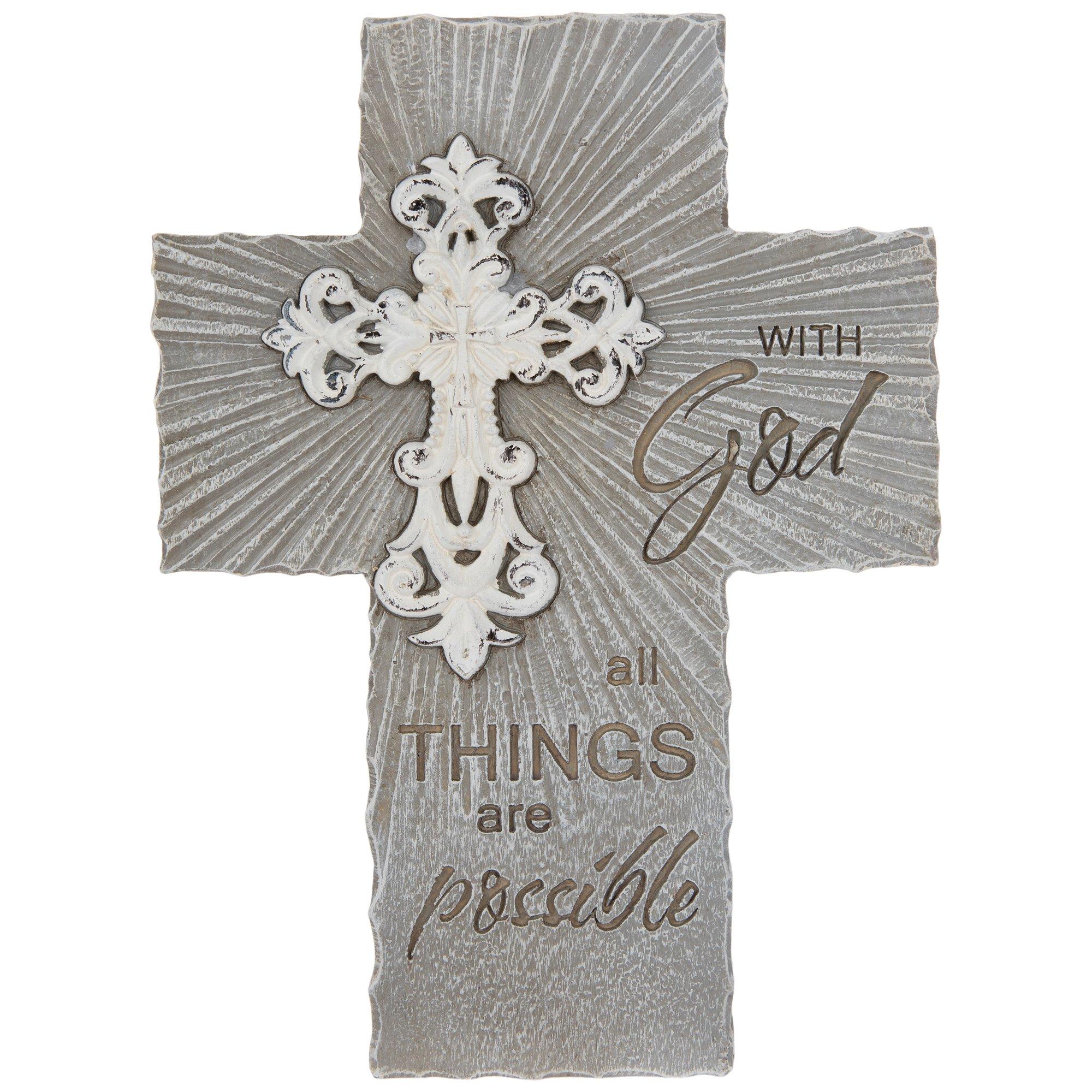 With God All Things Are Possible Wall Cross Hobby Lobby 2223238