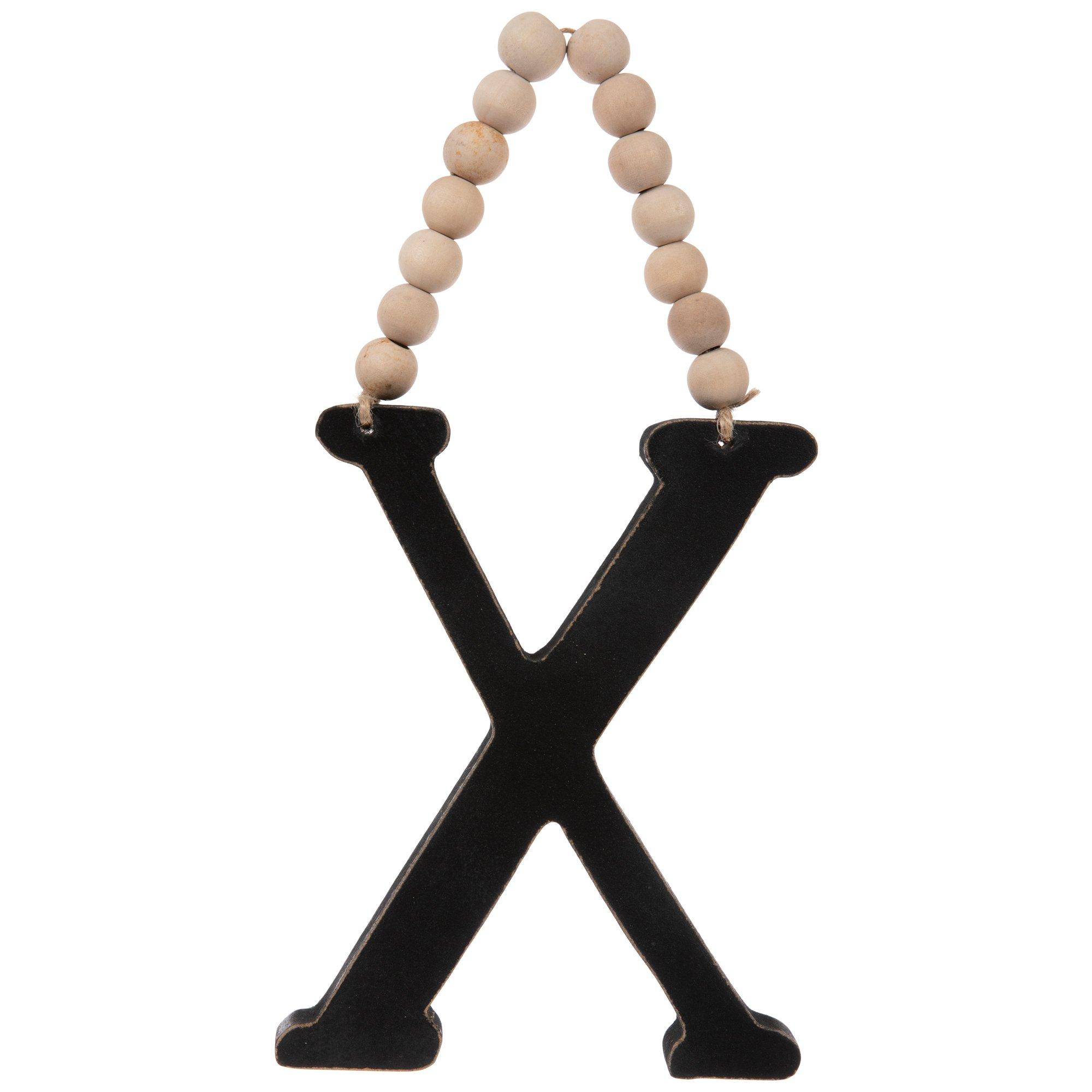 Black Beaded Letter Wood Wall Decor Hobby Lobby 2223774