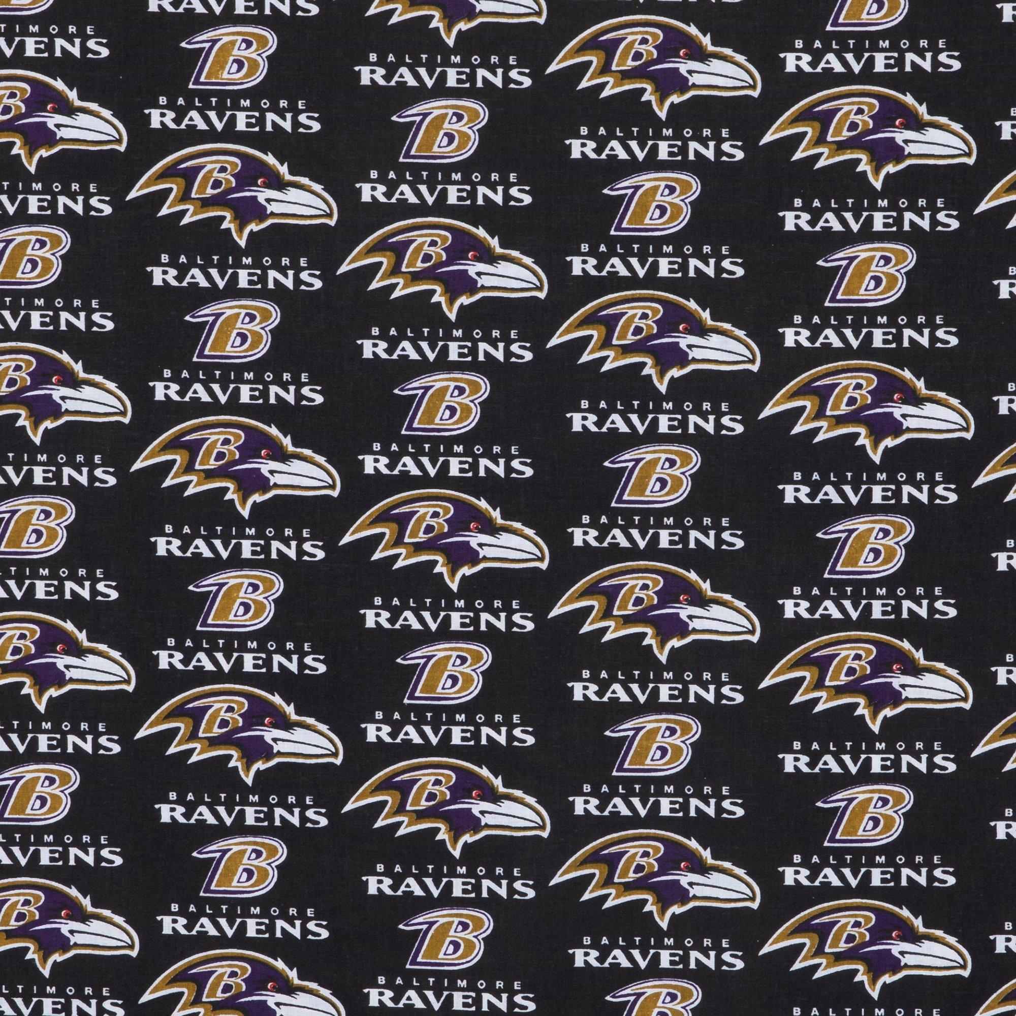 NFL Baltimore Ravens Cotton Fabric Hobby Lobby 2224129