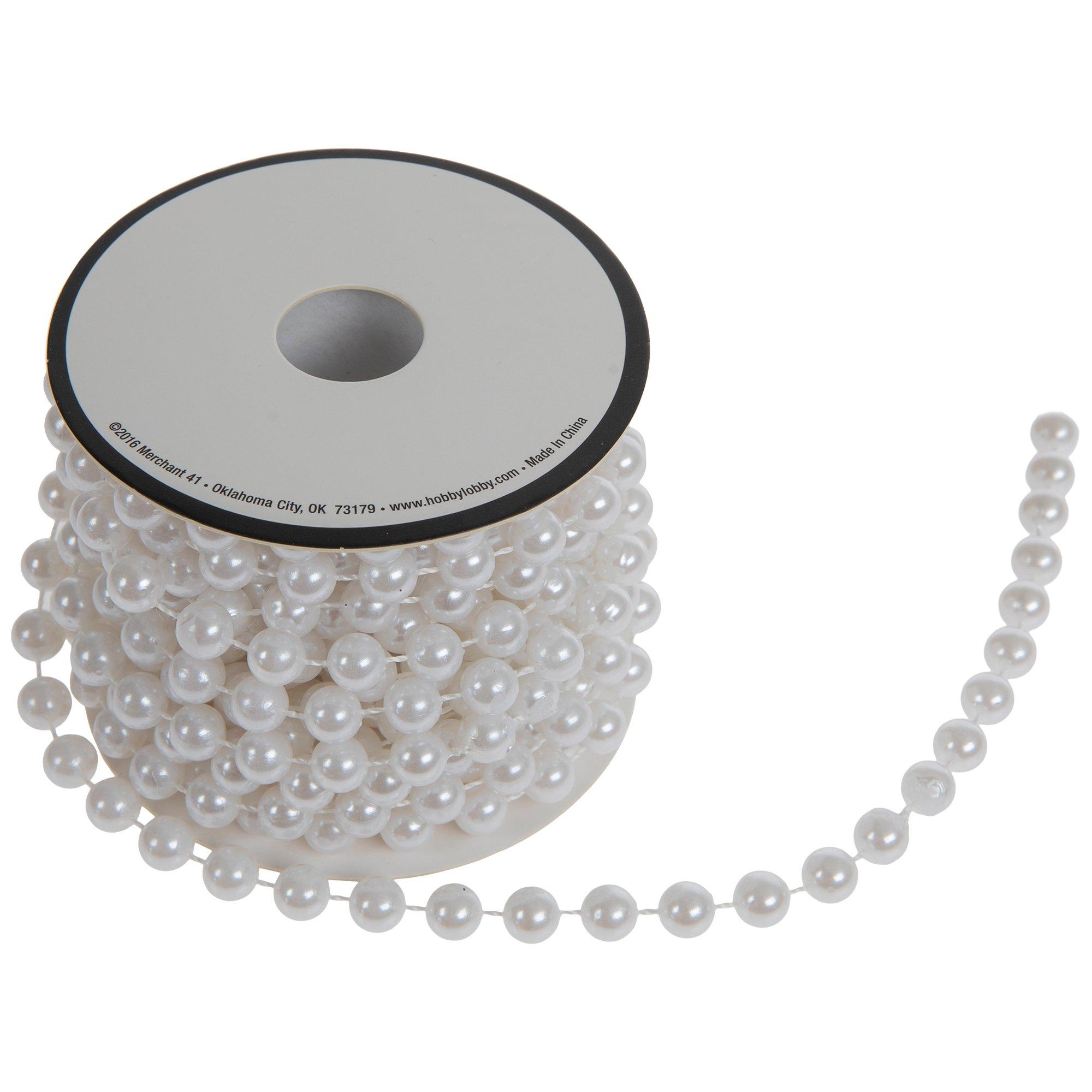 Plastic Pearl Trim - 8mm