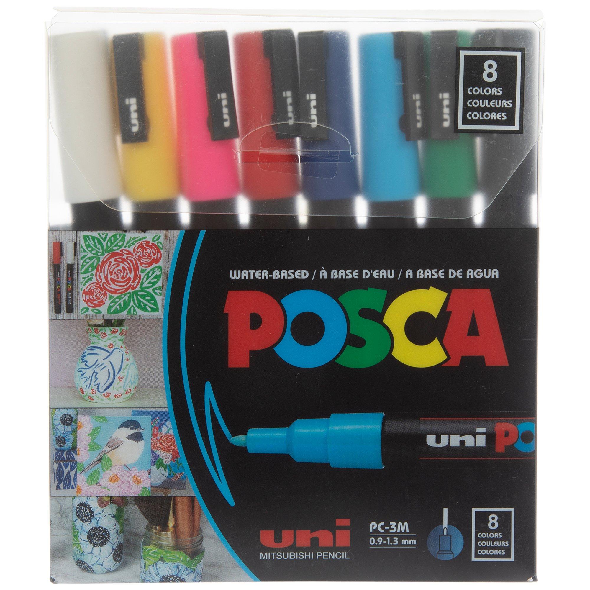 Basic Color Posca PC-5M Paint Markers - 8 Piece Set | Hobby Lobby