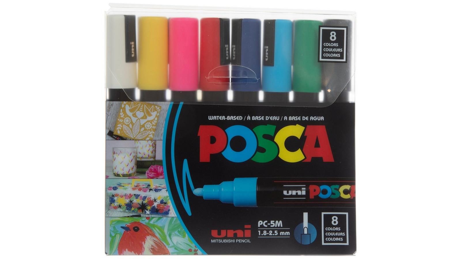 Basic Color Posca PC-5M Paint Markers - 8 Piece Set | Hobby Lobby