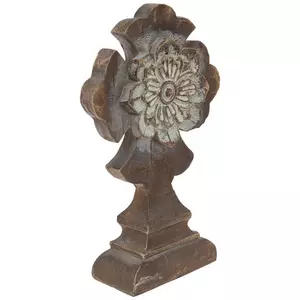 Floral Ornate Cross With Stand
