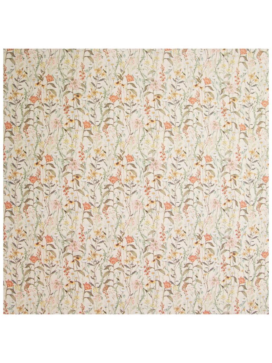 Vintage Wildflowers Removable Self Adhesive Vinyl - 12
