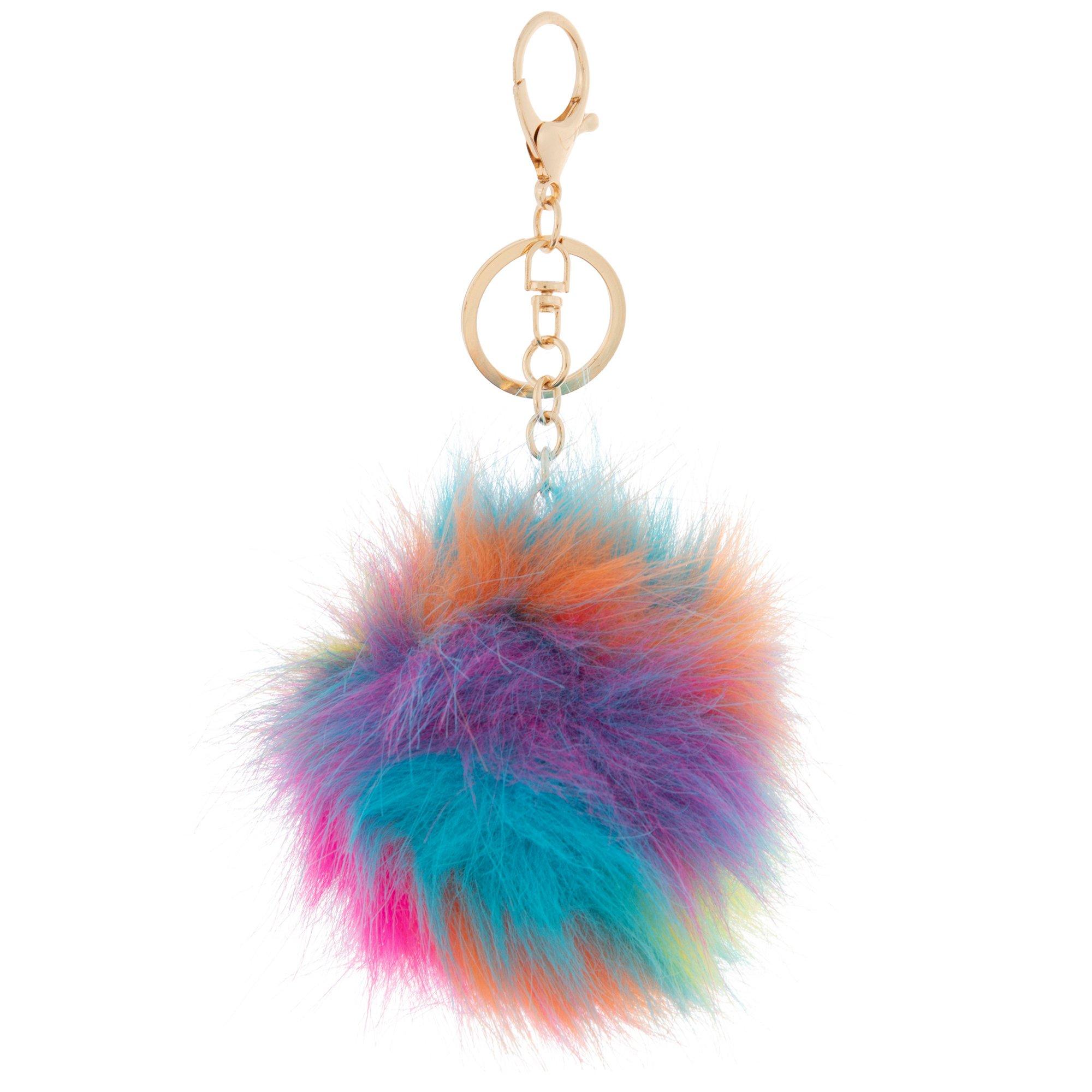 MultiColor Pom Pom Keychain Hobby Lobby 2227023