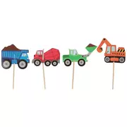 Construction Party Cupcake Toppers