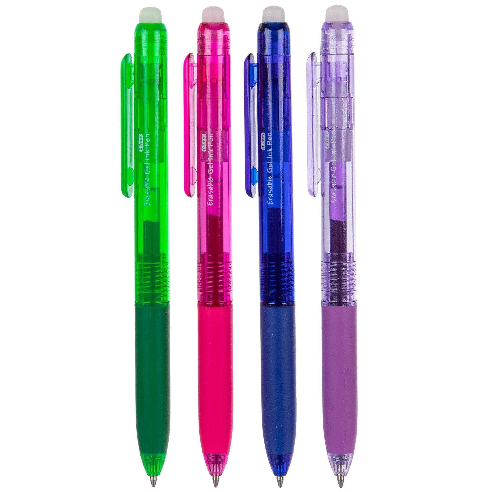 Meitianfacai Rollerball Pens 4pc Pen Holder+20PC Pen Core Erasable Gel Pen Blue Gel Pen Cute Gel Pens Erasable Gel Pen Erasable Gel Pens Erasable Gel