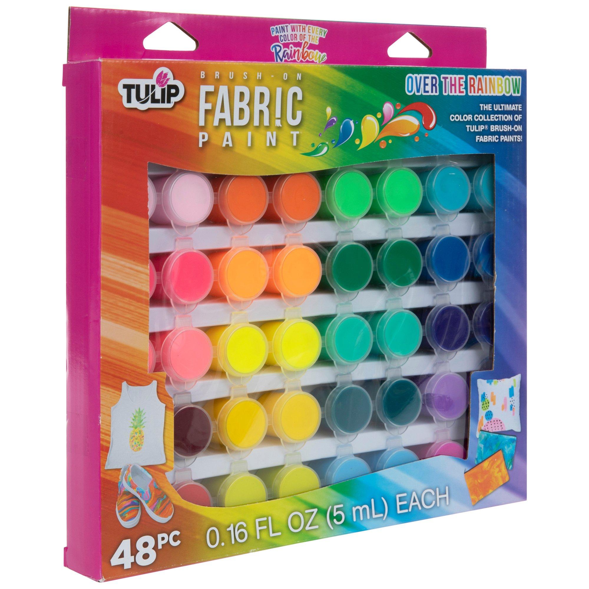 Tulip BrushOn Fabric Paint Set 48 Pieces Hobby Lobby 2229789