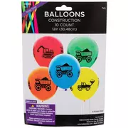 Construction Birthday Balloons