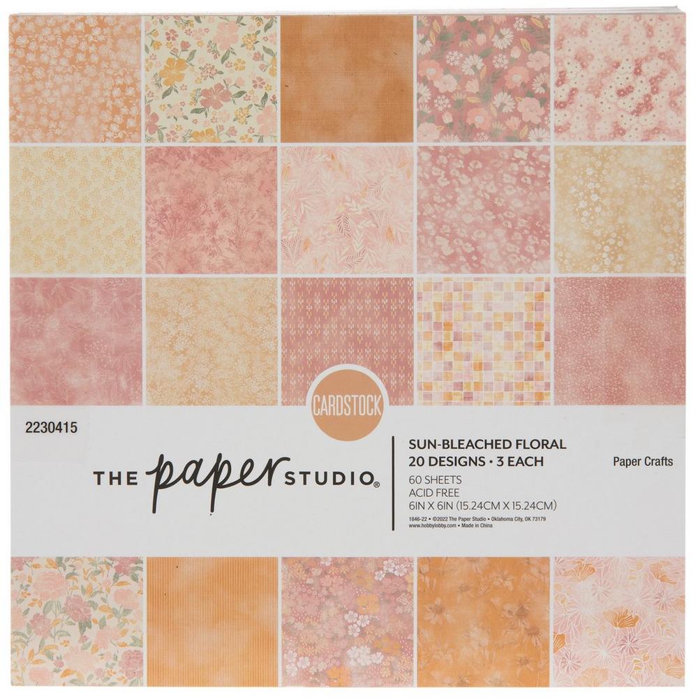 Sun-Bleached Floral Paper Pack | Hobby Lobby | 2230415